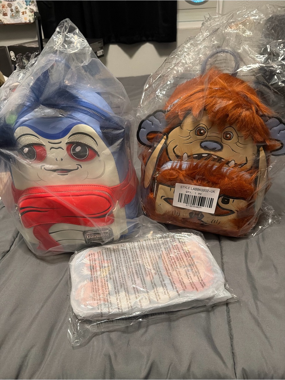 Loungefly Ludo and worm uk exclusive set! With wallet